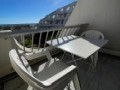 Terrasse de la location vacances &agrave; La Grande Motte